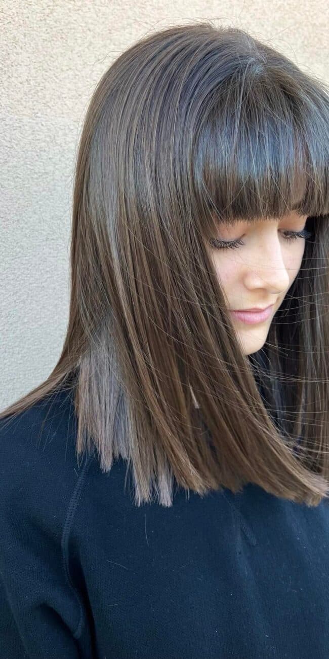 Colore con frangia